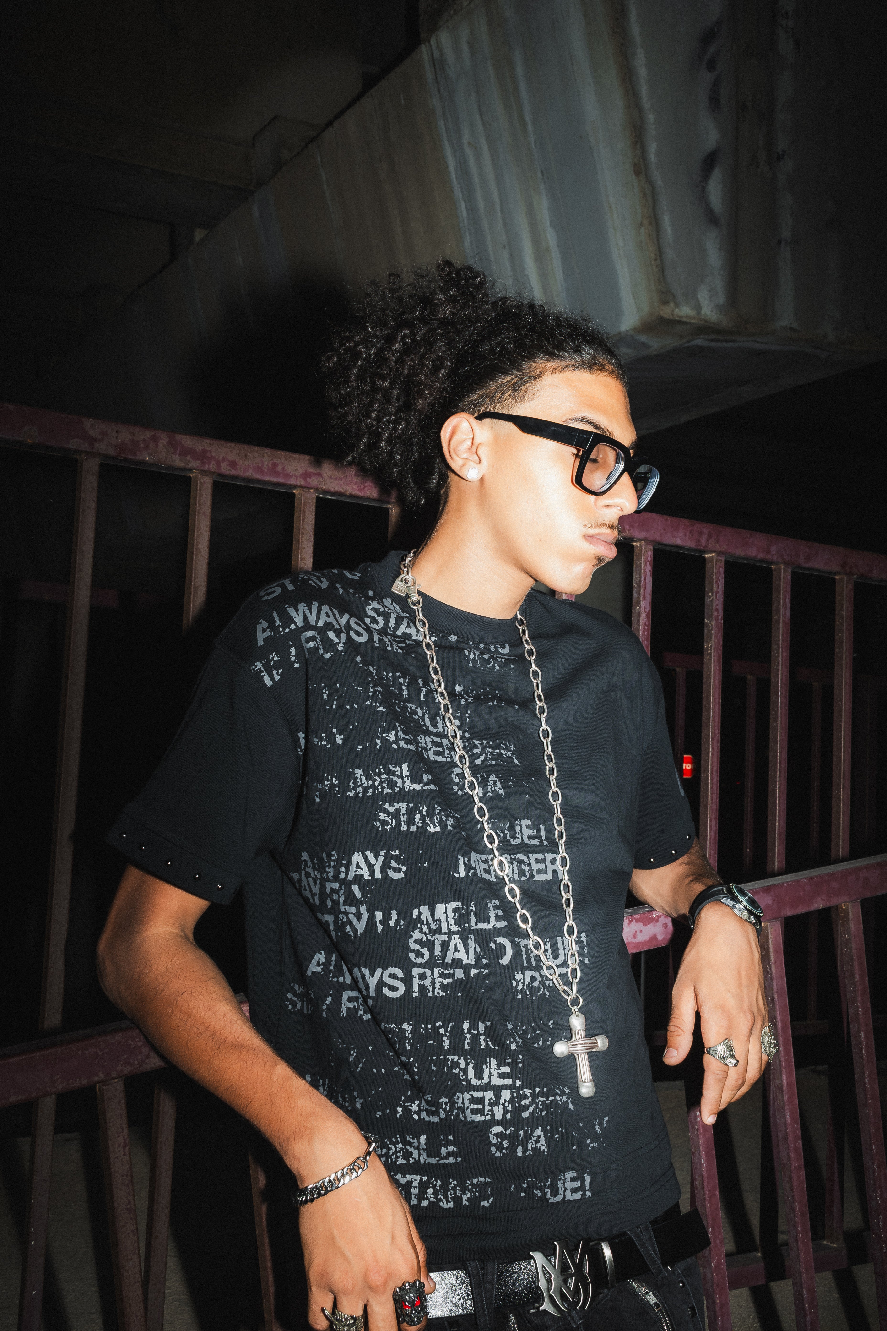 'Always' Black/Grey T-Shirt