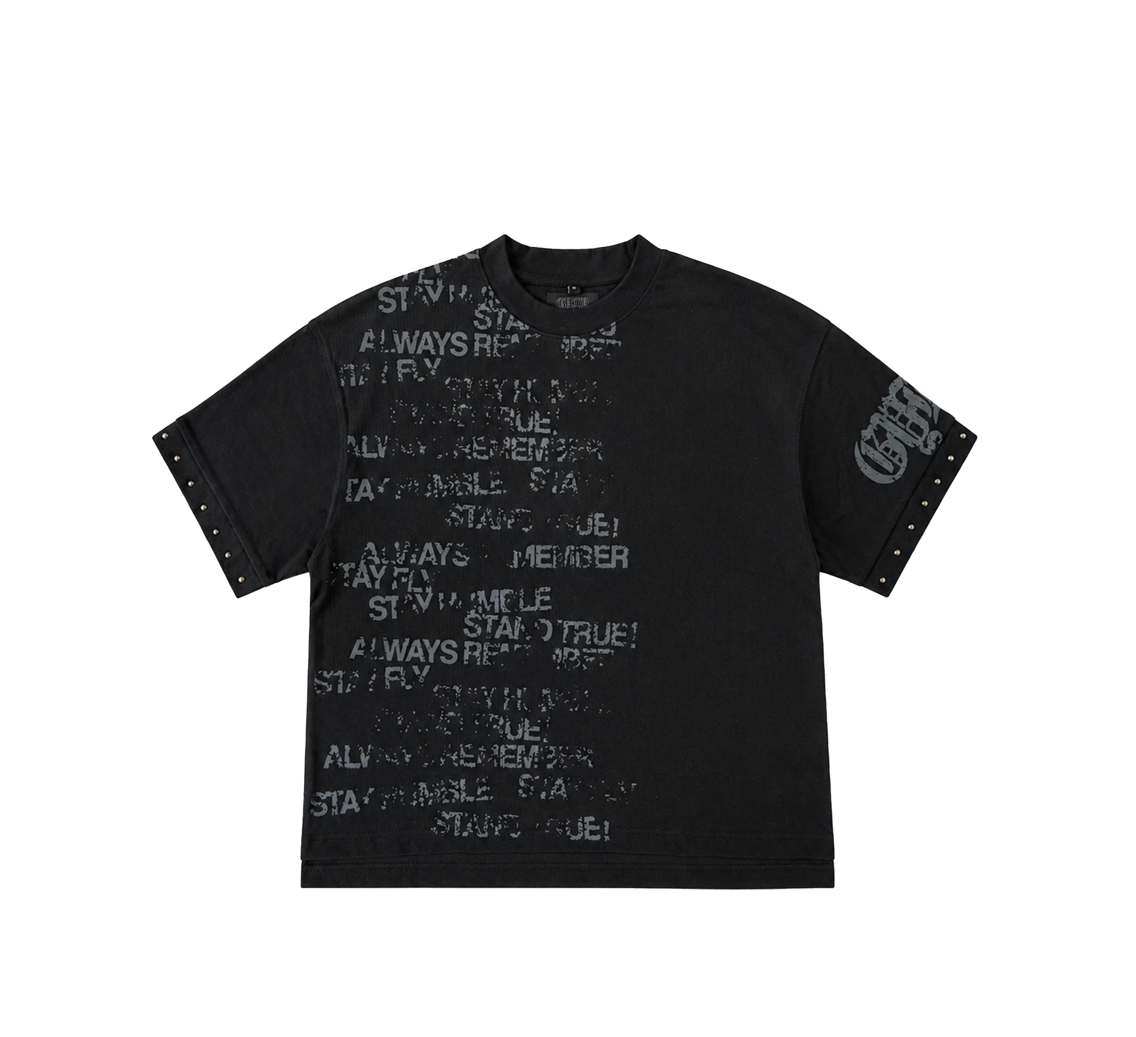 'Always' Black/Grey T-Shirt