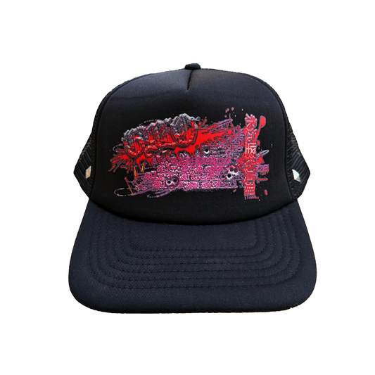 Bl33d Trucker Cap by Gylo