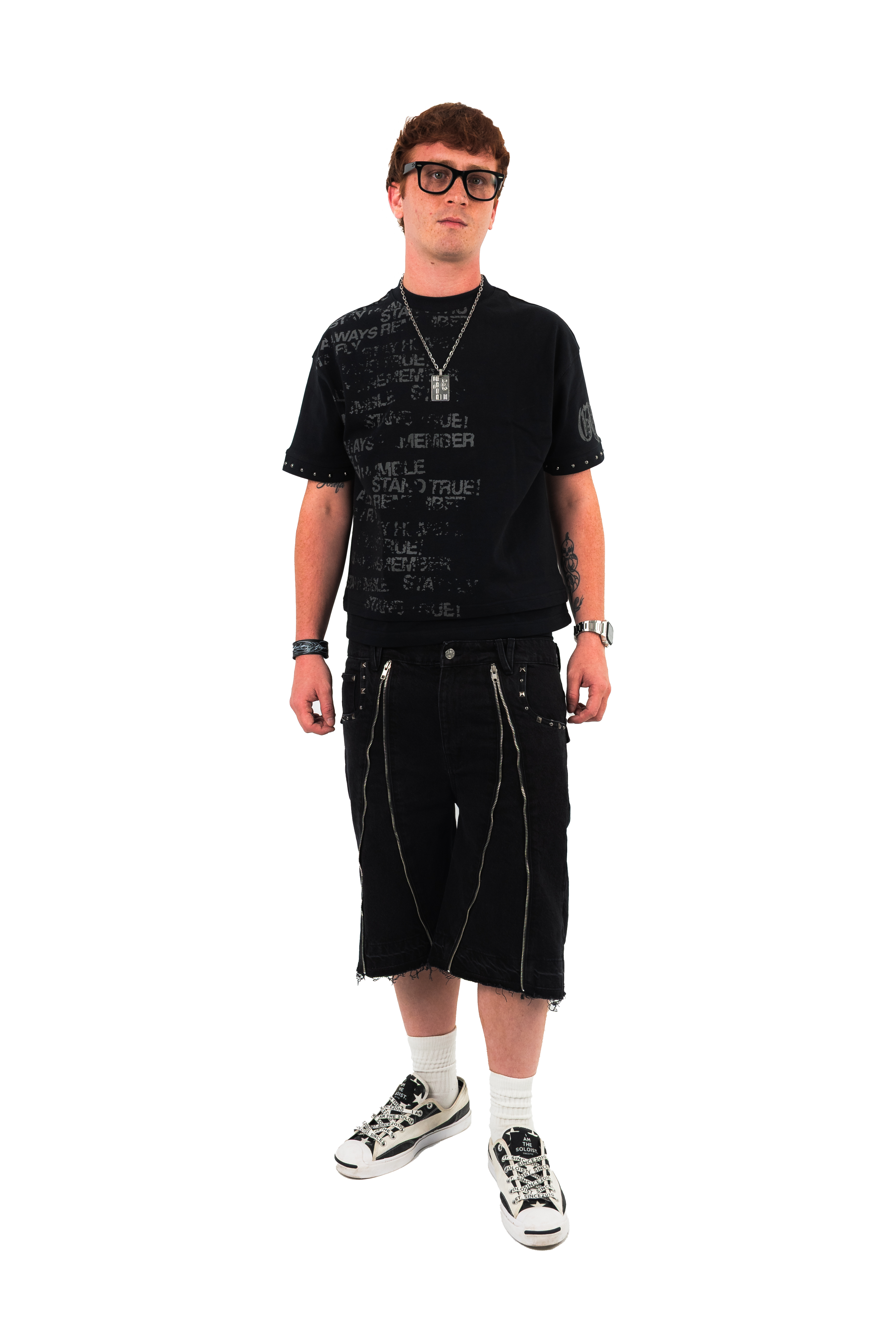 'Always' Black/Grey T-Shirt
